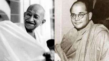Gandhi and Bose: Freedom fighters at odds with each other