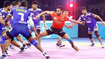 U Mumba in action against Haryana Steelers