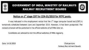 Rrb Ntpc 2019 Beware Fake Railways Notification Circulated