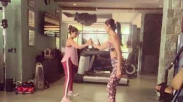 Shilpa Shetty and sister Shamita’s work out video