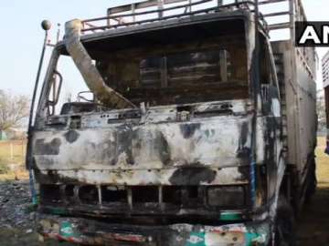 Slain Shopian truck driver's relatives protest in Rajasthan