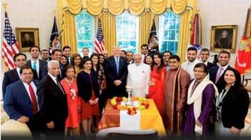 Trump to celebrate Diwali at White House on Thursday.
