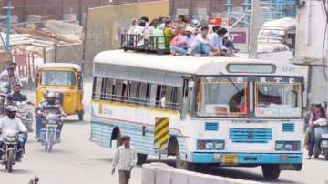 Buses remain off roads in Telangana as strike enters second day