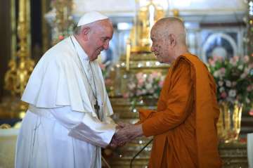 Pope Francis in Thailand calls for action to protect women, children