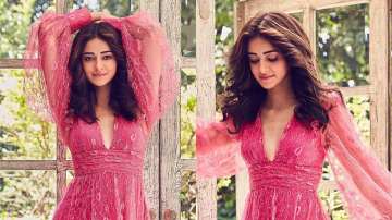 Ananya Panday's pink dress look is straight out of a Barbie movie and we are loving it!