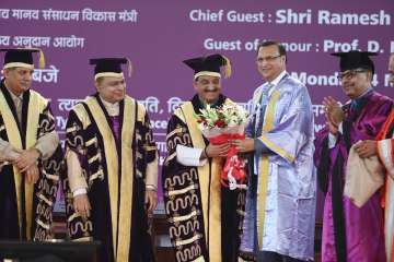 Delhi University felicitates Rajat Sharma as Distinguished Alumnus at its 96th Annual Convocation