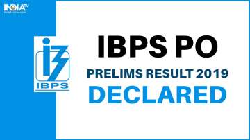 IBPS, IBPS PO Prelim Exam 2019 Result at ibps.in.