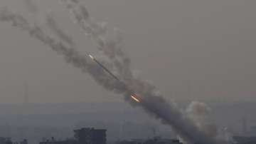 Rockets are launched from Gaza Strip to Israel