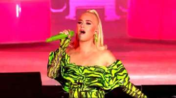 Katy Perry gives a 'roaring' performance in Mumbai, stuns in a 'tiger' print jumpsuit, see videos