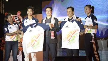 Sports Minister Kiren Rijiju launches 3rd Khelo India Youth Games in Guwahati