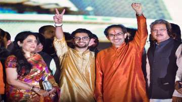 Aaditya Thackeray shares candid photo of Uddhav's swearing-in ceremony 