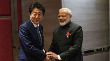 Prime Minister Narendra Modi met his Japanese counterpart Shinzo Abe