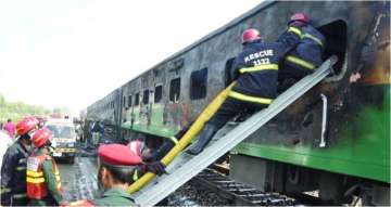 Pak train inferno toll reaches 74