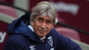 Manuel Pellegrini manager of West Ham United during the Premier League match between West Ham United and Tottenham Hotspur at London Stadium on November 23, 2019 in London