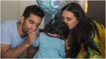 Neha Dhupia, Angad Bedi celebrate daughter Mehr's first birthday