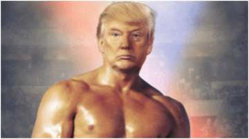 Donald Trump tweets a picture of his face photoshopped on Rocky's shirtless body