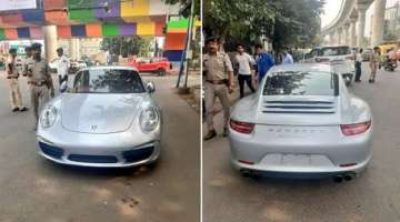 Porsche owner slapped 9.8 lakh fine in Ahmedabad