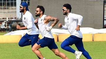 virat kohli, ravindra jadeja, rishabh pant, virat kohli ravindra jadeja, team india, india training,