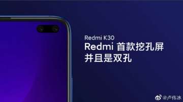 xiaomi, redmi, redmi k20, redmi k30, redmi k30 pro, android, smartphone, launch, 120hz display, 60mp
