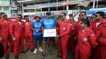 The cricketers of Team India spent time with Air Force pilots as the side prepares for the series-decider against Bangladesh in Nagpur.