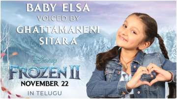 Frozen 2 Telugu: Mahesh Babu's daughter Sitara to give her voice for baby Elsa 