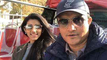 Sourav Ganguly with daughter Sana