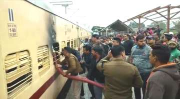 Haridwar-Delhi passenger train fire