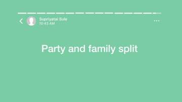 'Party and family split': Supriya Sule's Whatsapp status confirms split within NCP