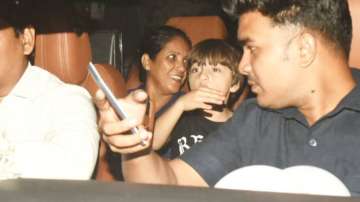 When Shah Rukh Khan's son AbRam asked the paps to make way