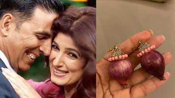 Akshay Kumar surprises Twinkle Khanna with 'pyaaz ke jhumke' and she can't stop praising them