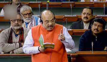 Amit Shah in Parliament