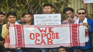 People of Assamese community protest in London against citizenship law