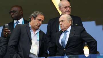 fifa Michel Platini and Sepp Blatter