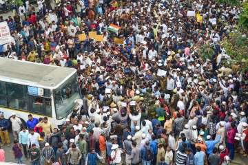 People protest against Citizenship Amendment Bill in Bengaluru