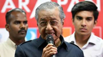 A file photo of Malaysian PM Mahathir Mohamed