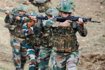 A file photo of Indian Army troops