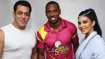 Jacqueline Fernandes, Salman Khan teach Bollywood dance to Jamaican sprinter Yohan Blake
