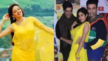 Latest News Janhvi Kapoor recreates mom Sridevi’s yellow chiffon saree look from Chandni and we are 