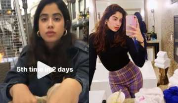 Jhanvi Kapoor Los Angeles Latest vacation Photoshoot Pics News: Janhvi Kapoor eating fries like 'cha