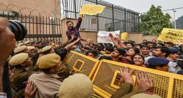 JNU students protest