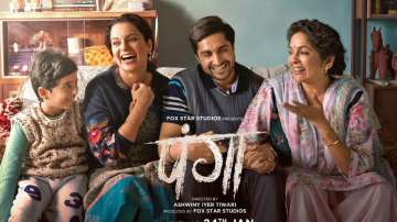 Kangana Ranaut, Neena Gupta and Jassie Gill are all smiles on Panga new poster