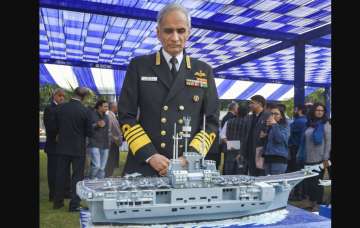 Chief of Naval Staff, Admiral Karambir Singh, at a press conference in New Delhi, Tuesday, Dec. 3