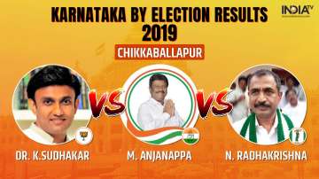 Chikkaballapur Constituency Result elections News: K Sudhakar of BJP leads after round 1, Bypoll Res