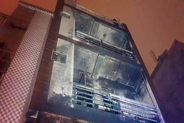 Fire incident at Delhi's Kirari area