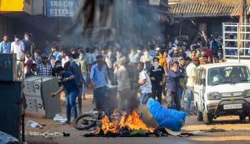 A file photo of protestors in Mangalore on rampage during the CAA protests last week