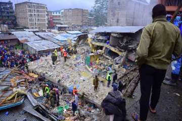 6-story building collapses in Nairobi, many feared trapped