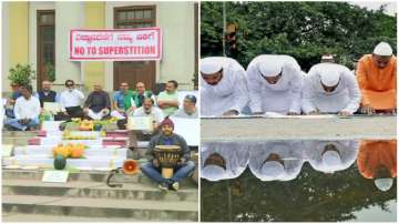 A group of people in Town Hall had breakfast together on Thursday during the eclipse, while in Hyderabad, Muslims offered special prayers in mosques.