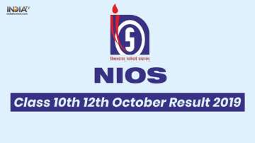 NIOS Class 10, 12 Results 2019: Direct link