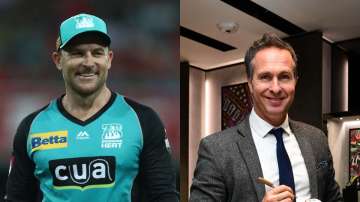 australia vs new zealand Baz McCullum and Michael Vaughan