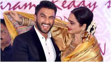 Rekha lauds Ranveer Singh, says he truly inspires her